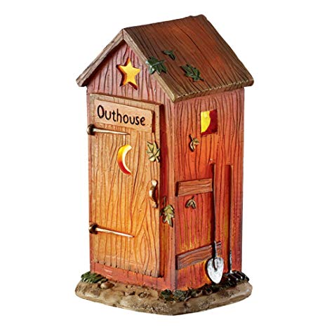 Collections Etc Outhouse Bathroom Novelty Table Lamp