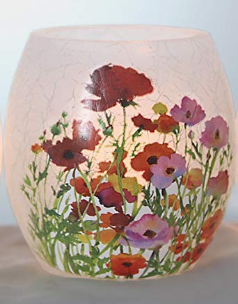 Lighted Glass Jar - Watercolor - Style B 3 x 3 x 3