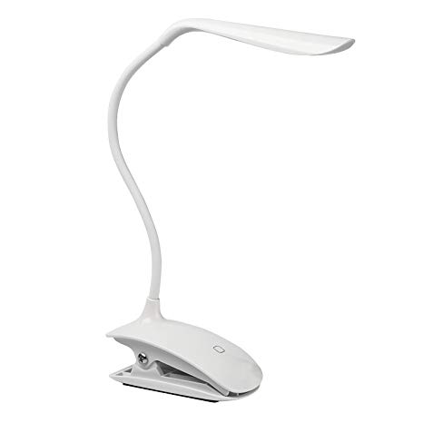 BAILIDA USB Rechargeable Flexible Desk Lamp with 3 Brightness