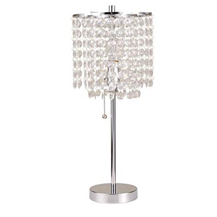 Ore International 8315C Deco Glam Table Lamp, 20.25