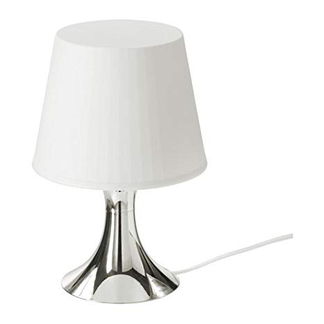 Ikea Lampan Table Lamp Silver Color !