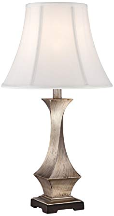 Lydia Silver Leaf Twist Table Lamp